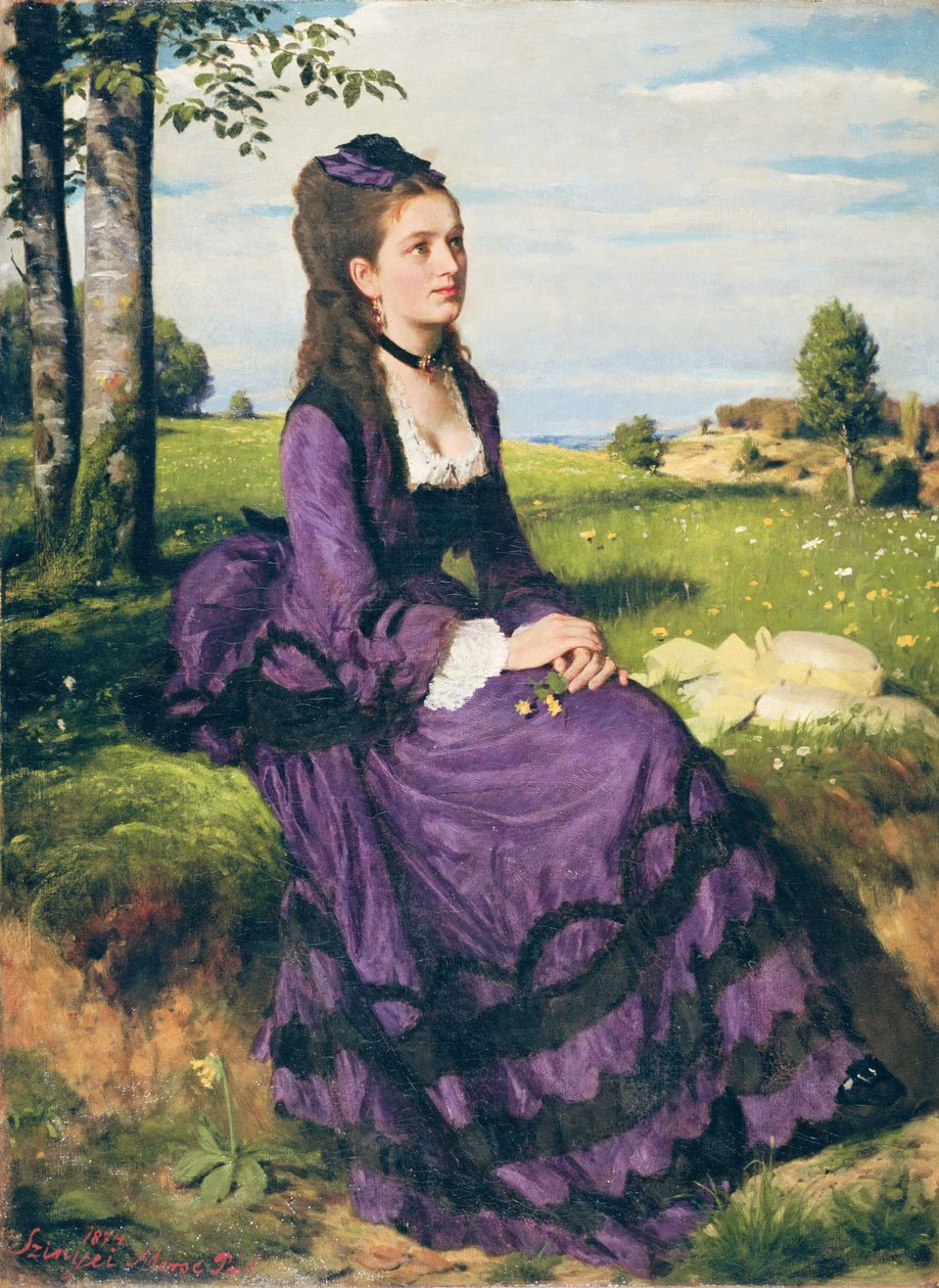 紫の女、1874 作： パル・シニエイ・メルス