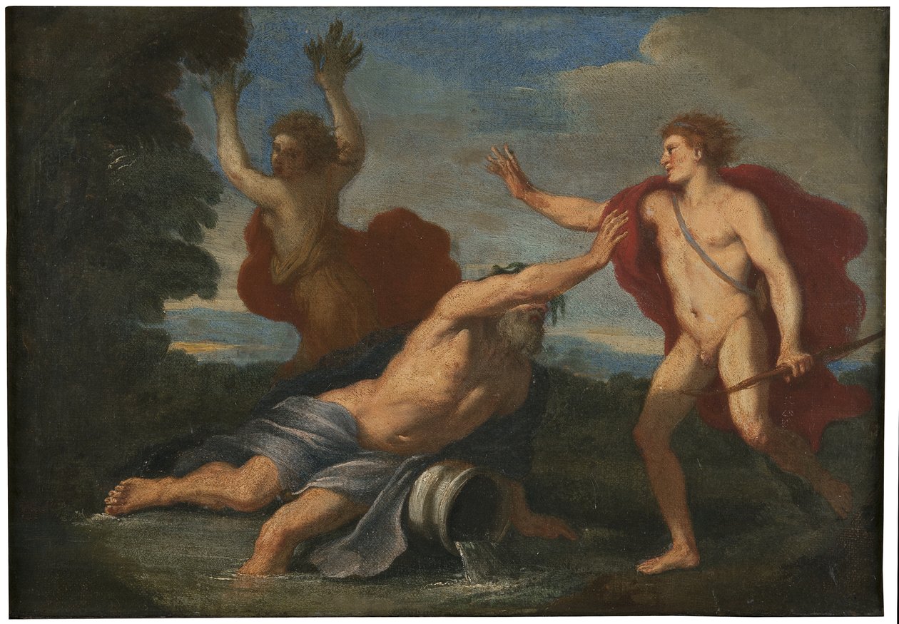 アポロとダフネ、1740年頃 作： プラシド・コスタンジ