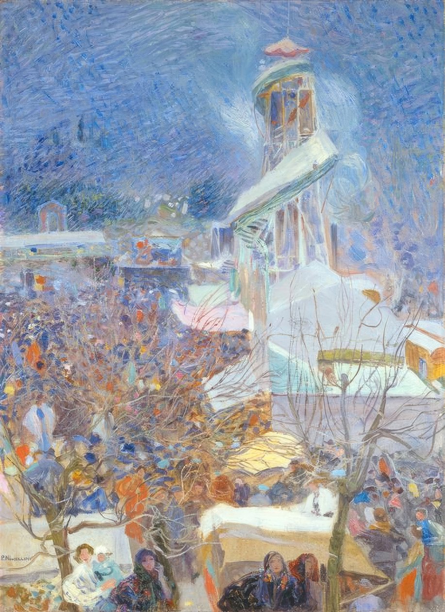 「ピエトラサンタのメッセ」- Von Plinio Nomellini 作： プリニオ・ノメッリーニ