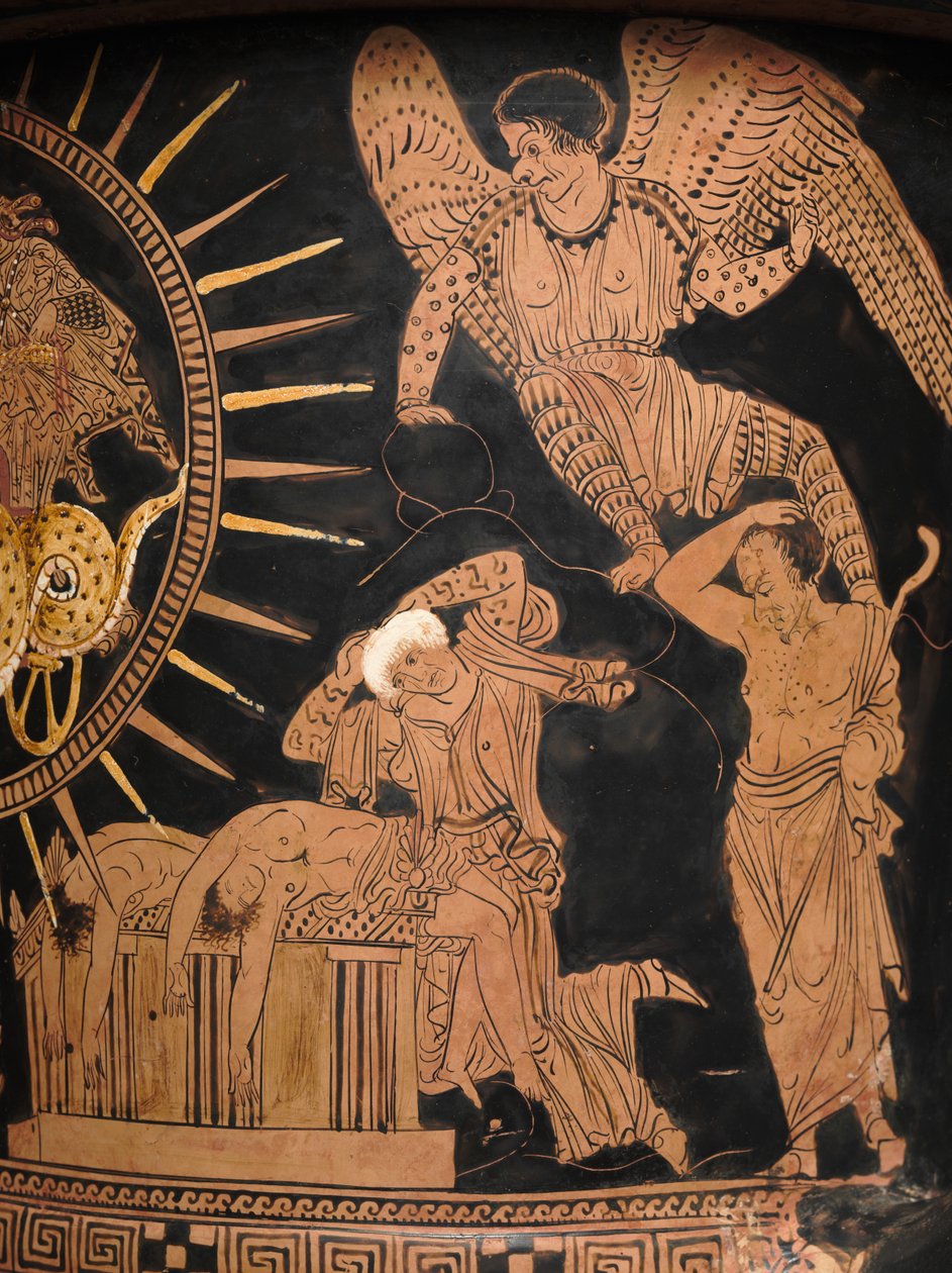 ルカニアのカリックス-クラテール、紀元前400年頃 作： ポリコーロの画家
