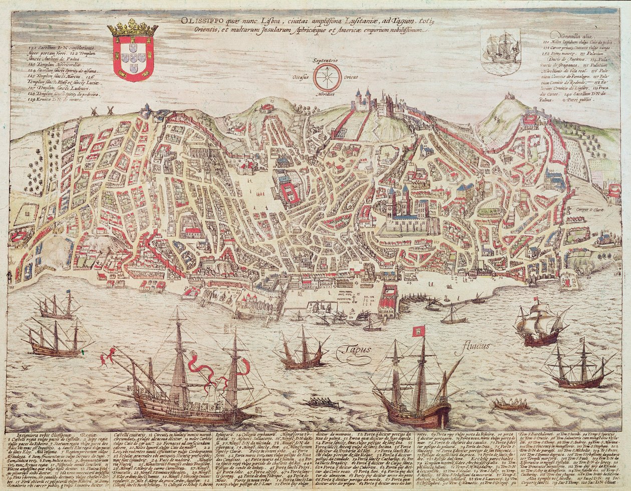 リスボンのパノラマ、1572年 作： ポルトガル語学校