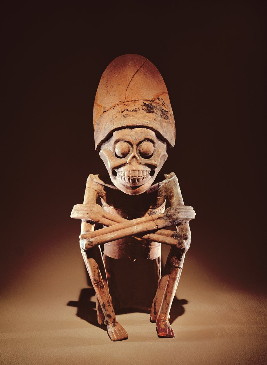 Mictlantecuhtli（Lord of Mictlan）レモハダススタイル、ロスセロス、ティエラブランカ、ベラクルス（陶器） 作： プレコロンビアン