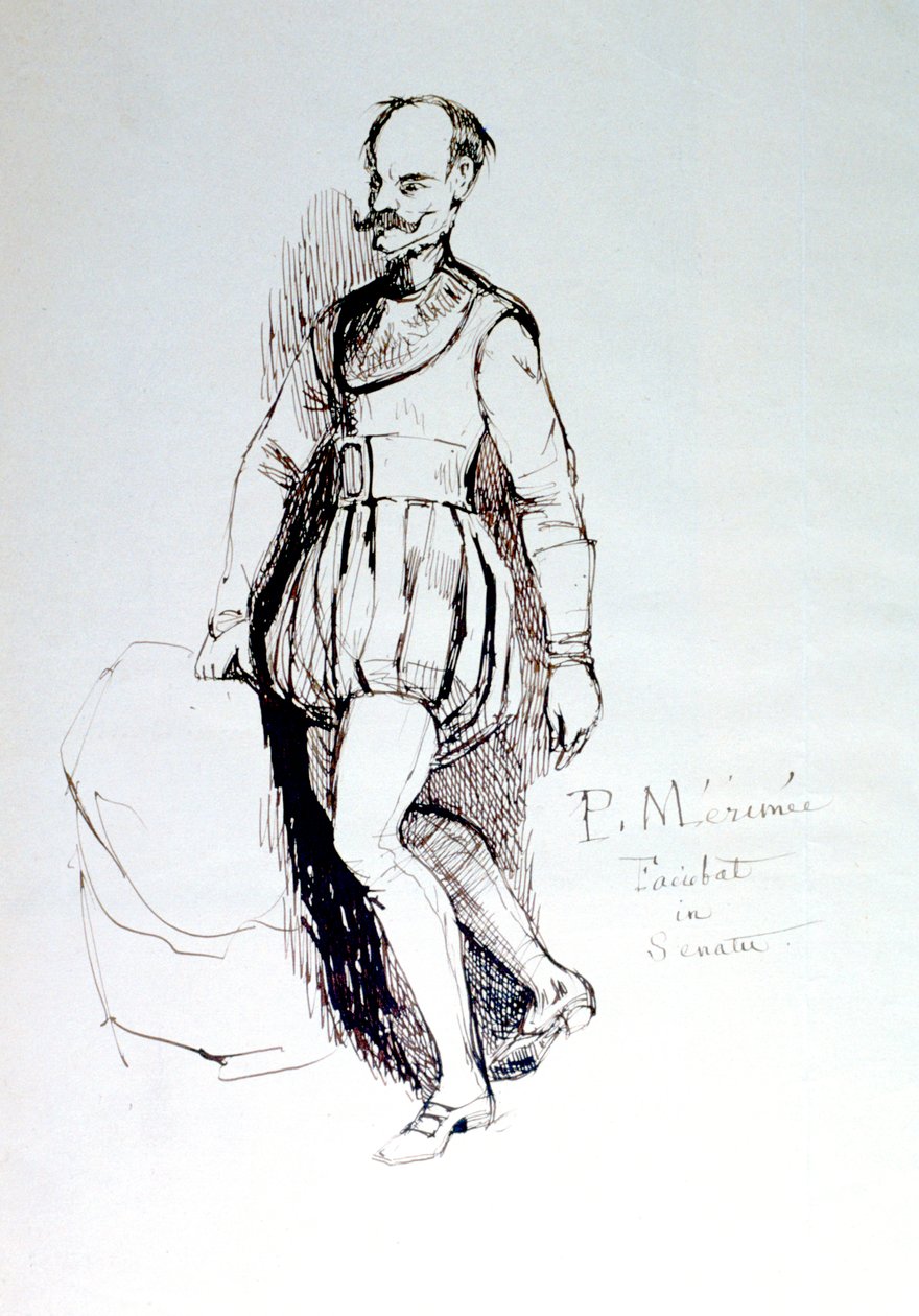 16世紀の衣装、c1823-1870の図 作： プロスパー・メリミー