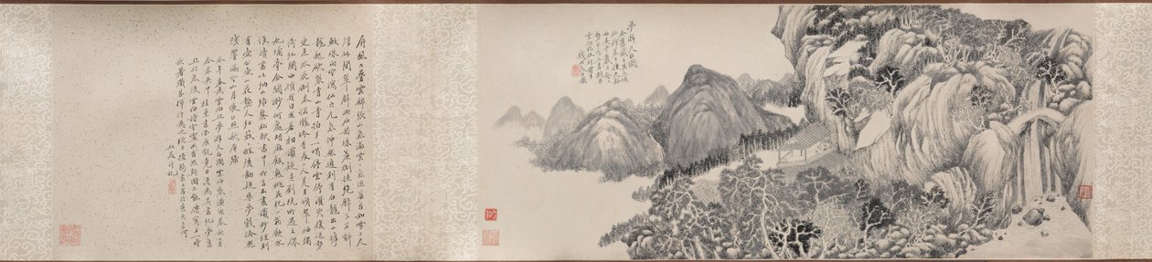 天台山への夢の旅、1814年。 作： Qian you
