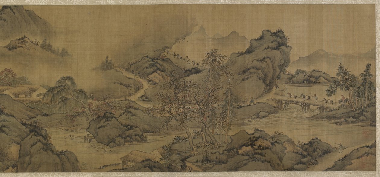 山や小川の旅 作： 清王朝の中国語学校