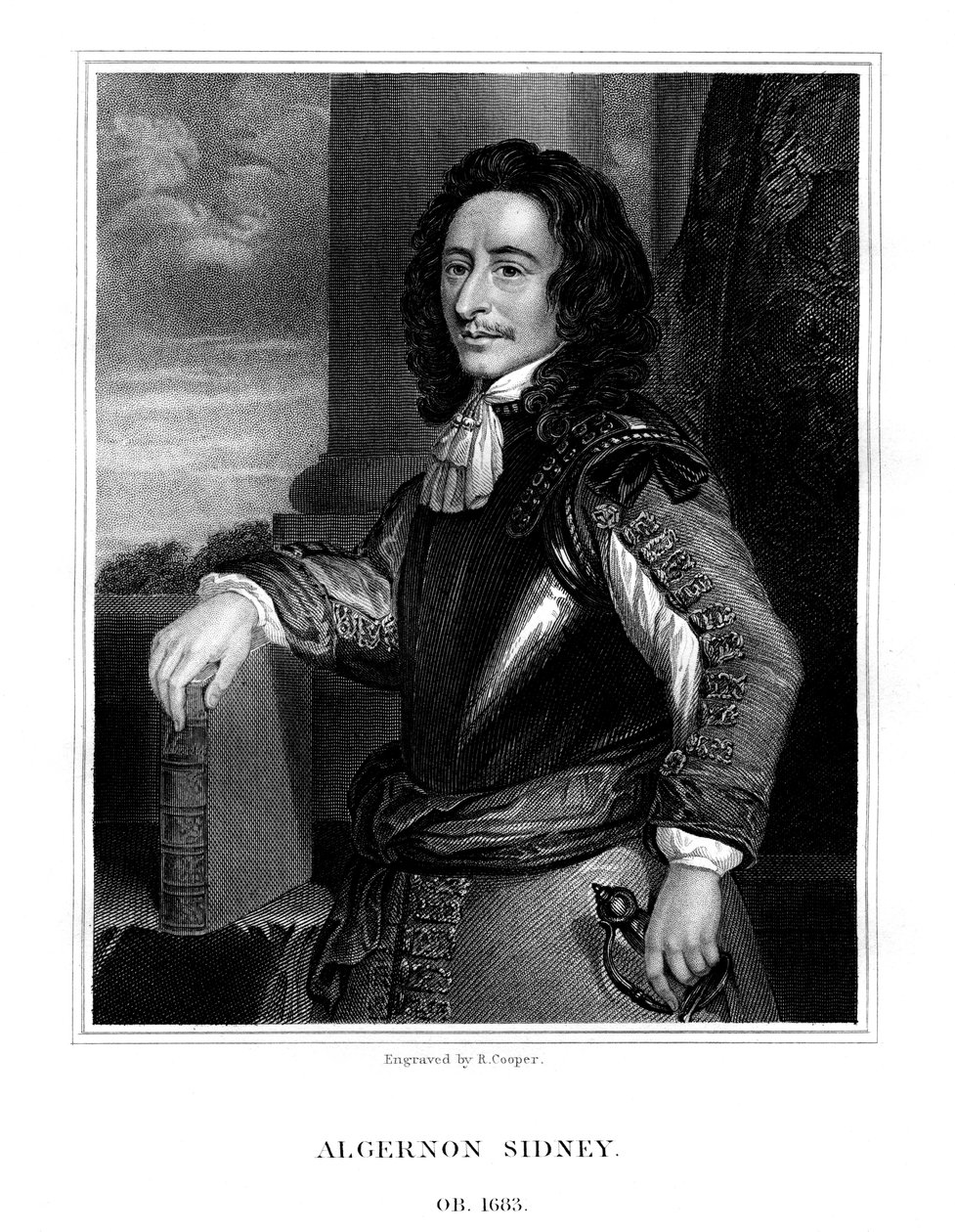 アルジャーノンシドニー、イギリスの政治家、1824年。 作： R.クーパー
