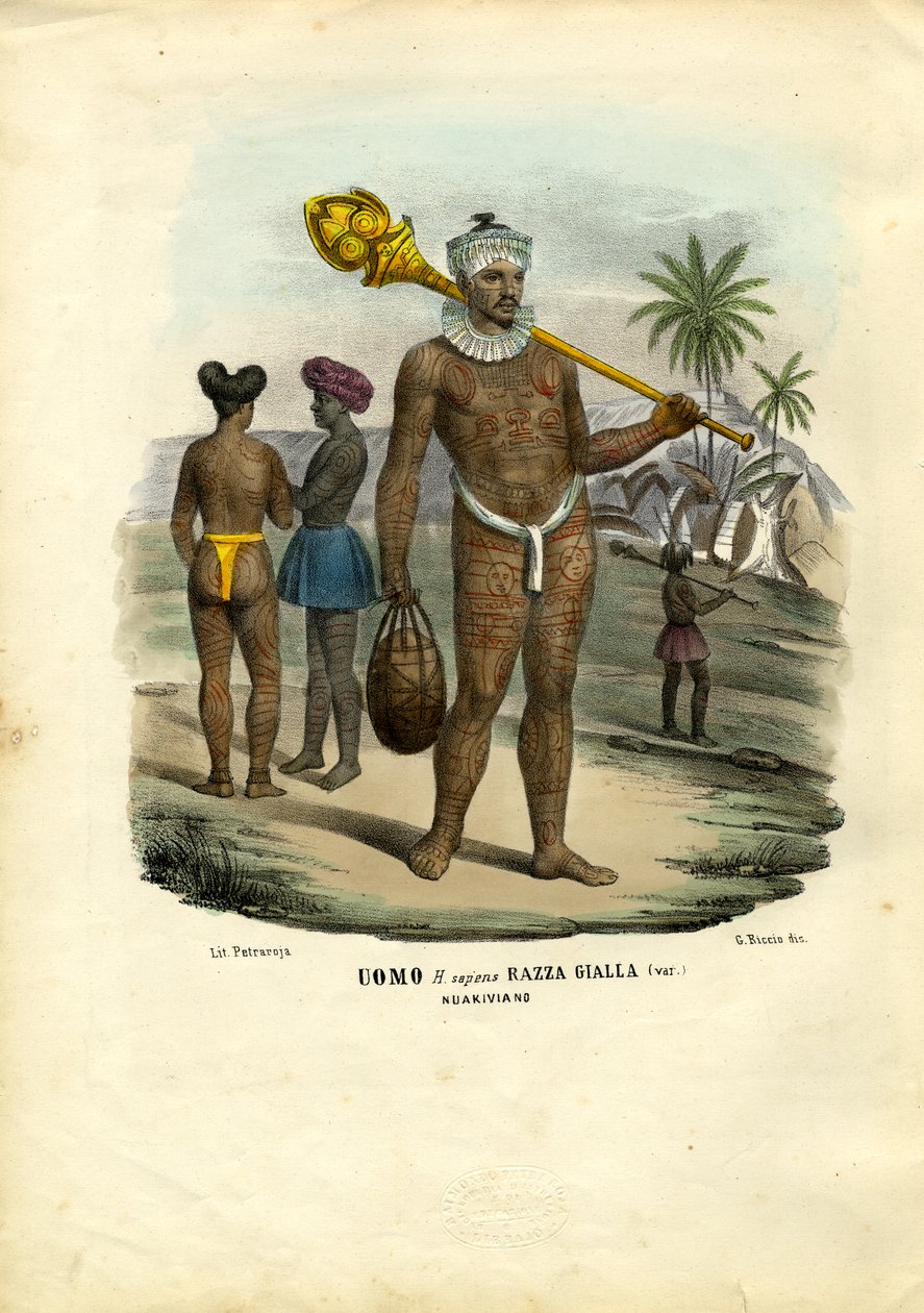 先住民、1863-79 作： ライムンドペトラロイア