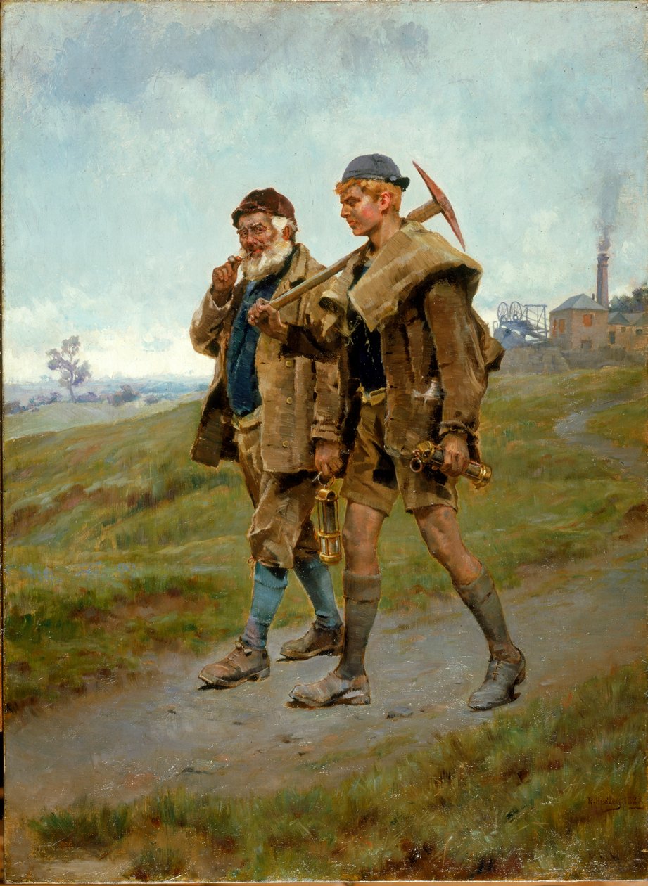 帰宅、1888 作： ラルフ・ヘドリー