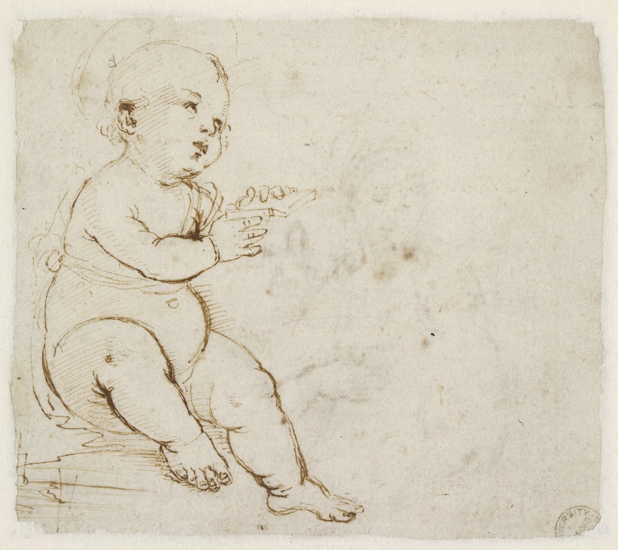 Verso：キリストの子供のための研究、WA1846.152a 作： ラファエロサンツィオラファエル