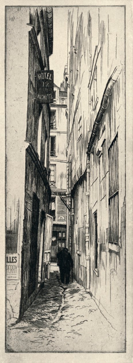 Rue du Chat Qui Peche、1915 作： レイモンド・レイ・ジョーンズ
