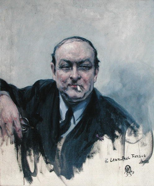 Leon-Paul Fargue (1876-1947) 1932年 (キャンバスに油彩) 作： レイモンドウーグ