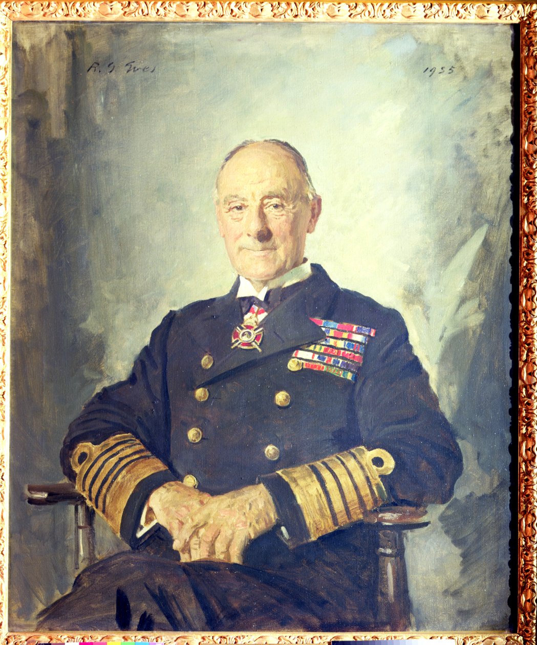 艦隊の提督、スカーパのジェリコー伯爵（1859-1935） 作： レジナルド・グレンビル・イヴス