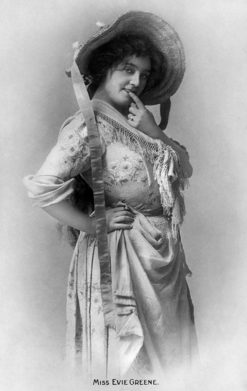 イーヴィーグリーン1876-1917、イギリスの女優、1905年。 作： ラインホールドティーレ