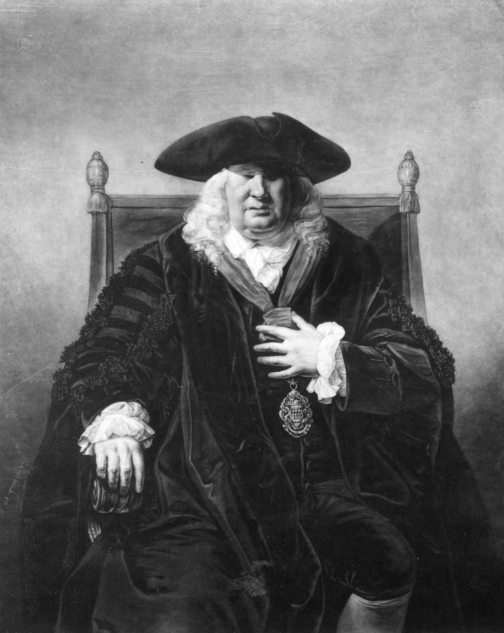 ジョンフィールディング卿、ウィリアムディキンソンによって彫刻された、1778年（メゾティント） 作： マシュー・ウィリアム・ピーターズ牧師