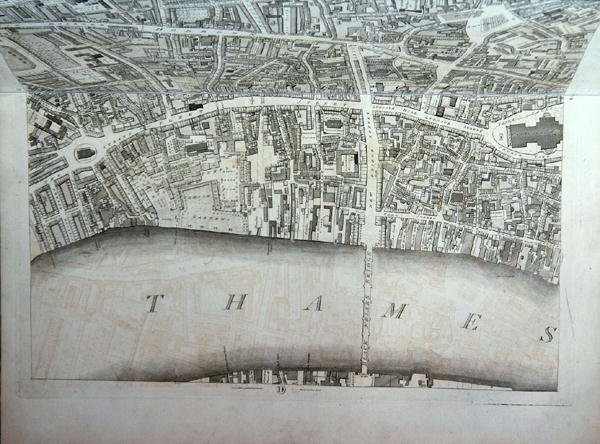 1813年に公開されたロンドン市の計画（247355-247357を参照） 作： リチャード・ホーウッド
