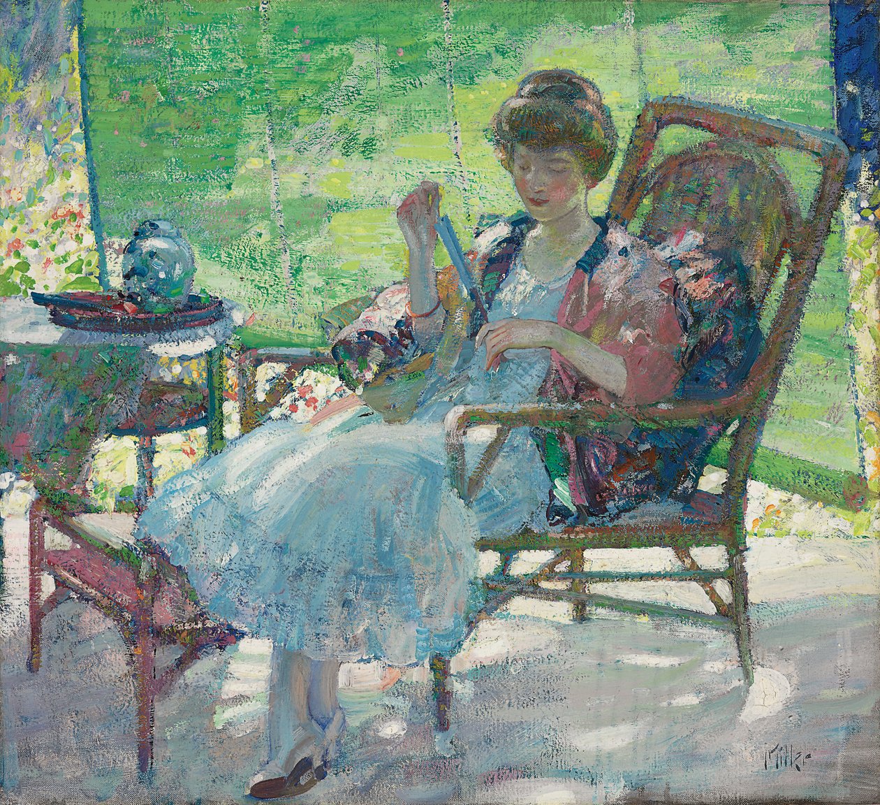 デイドリームス、1916年頃（キャンバスに油彩） 作： リチャードエミルミラー
