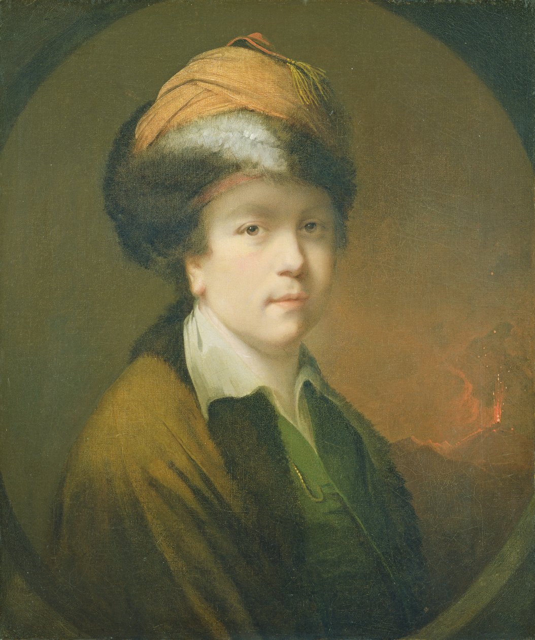 ダービーのジョセフ・ライト、1774-76年頃 作： リチャード・ハーレストン