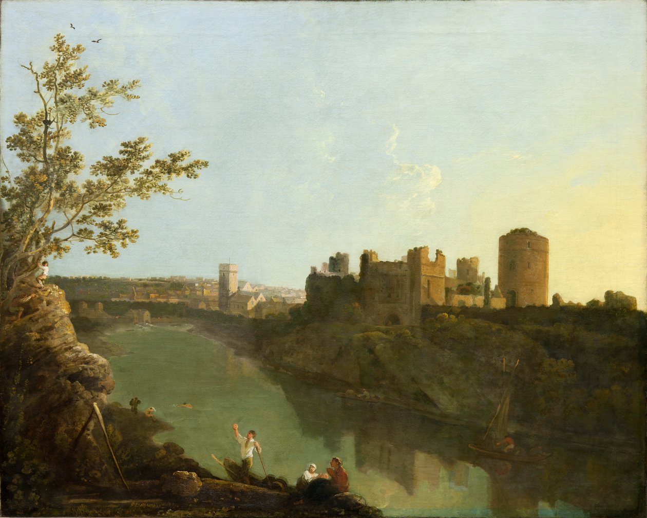 「ペンブロークの町と城」、1765 年 作： リチャード・ウィルソン
