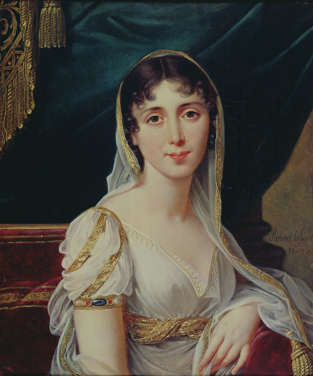 デジレ・クラリー（1781-1860）スウェーデンの女王、1807 作： ロバート・ルフェーブル