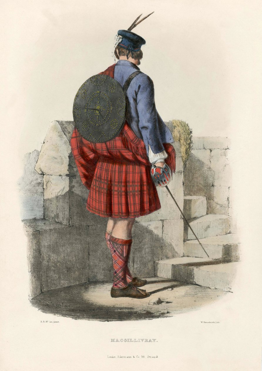 Macgillivray、スコットランド高地の氏族、1845年 作： ロバート・ロナルド・マシアン