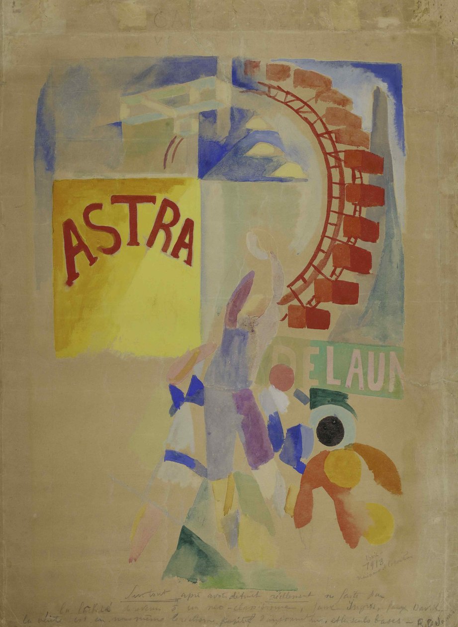 カーディフチーム、1912-1913。 作： ロバート・ドローネー