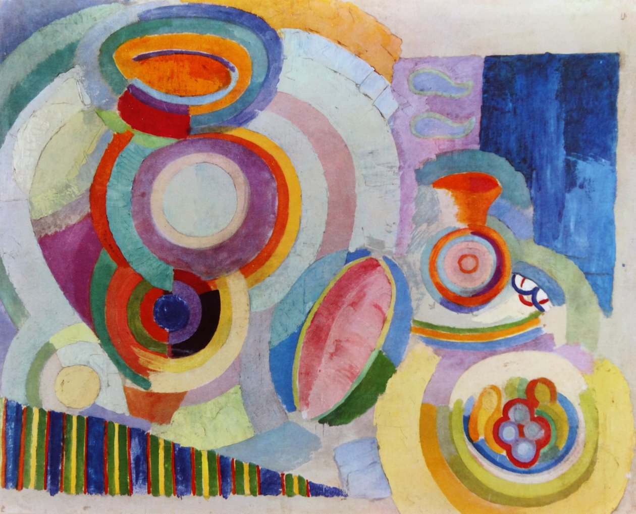 Robert Delaunay 静物画 ポルトガル語 作： ロバート・ドローネー