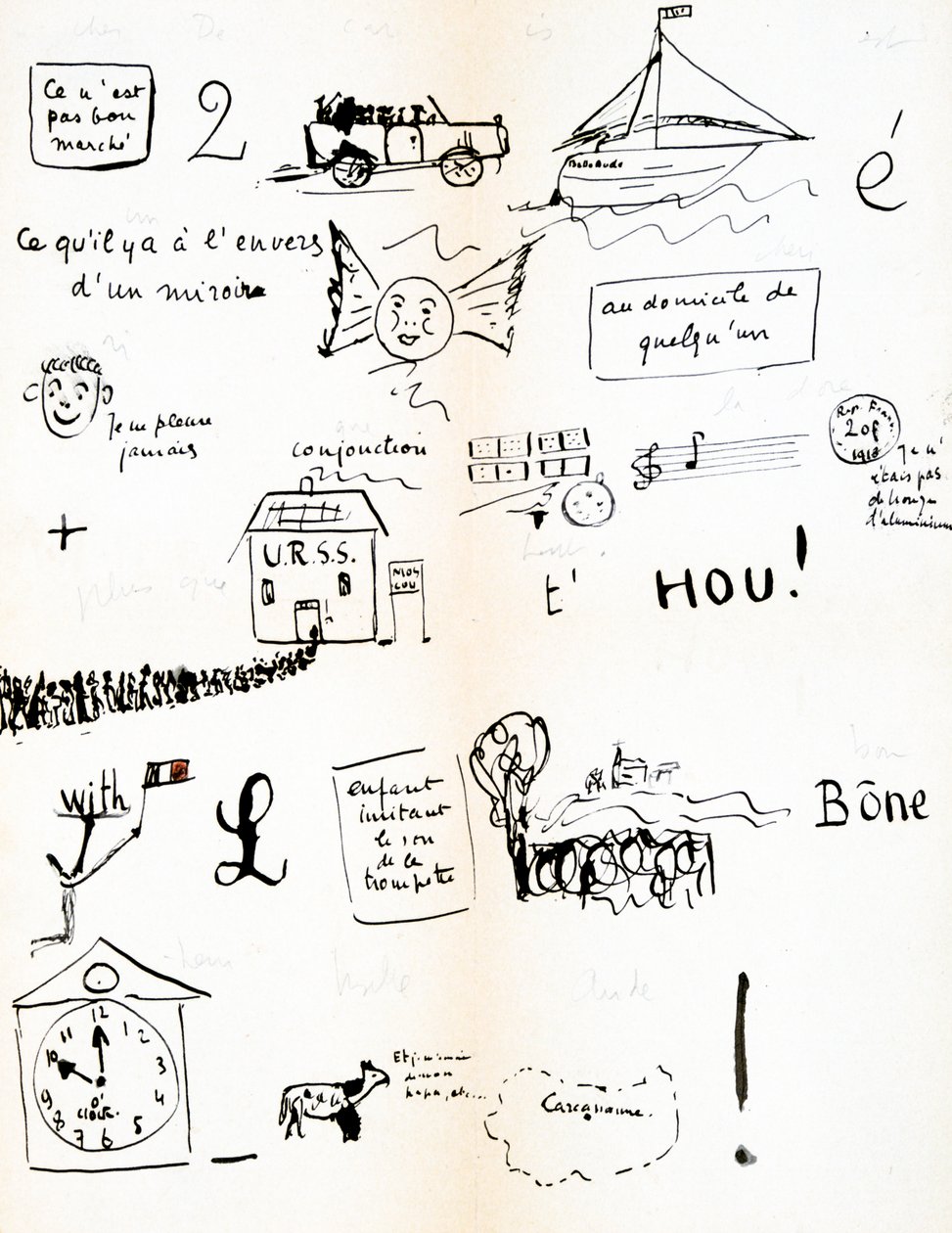 Rebus：Hou！、c1920-1945 作： ロバート・デスノス