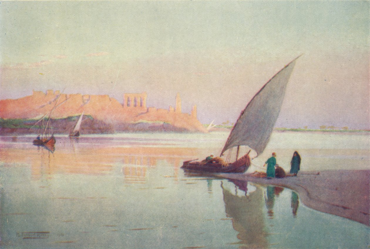 Kom Ombos、c1880、1904 作： ロバートジョージタルボットケリー
