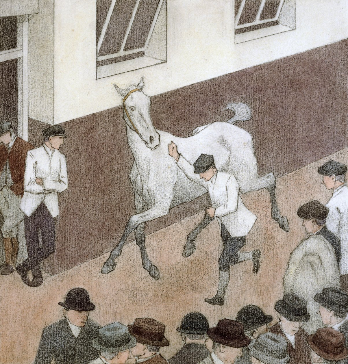 1914年頃、ペース、オルドリッジを示す 作： ロバート・ポヒル・ベヴァン