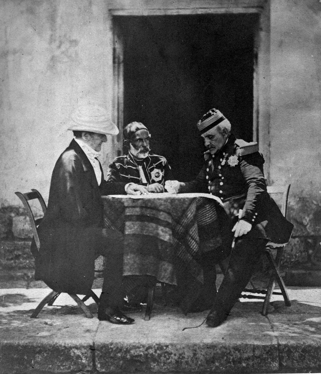 1855年のマメロン占領の朝に開催された戦争評議会 作： ロジャー・フェントン