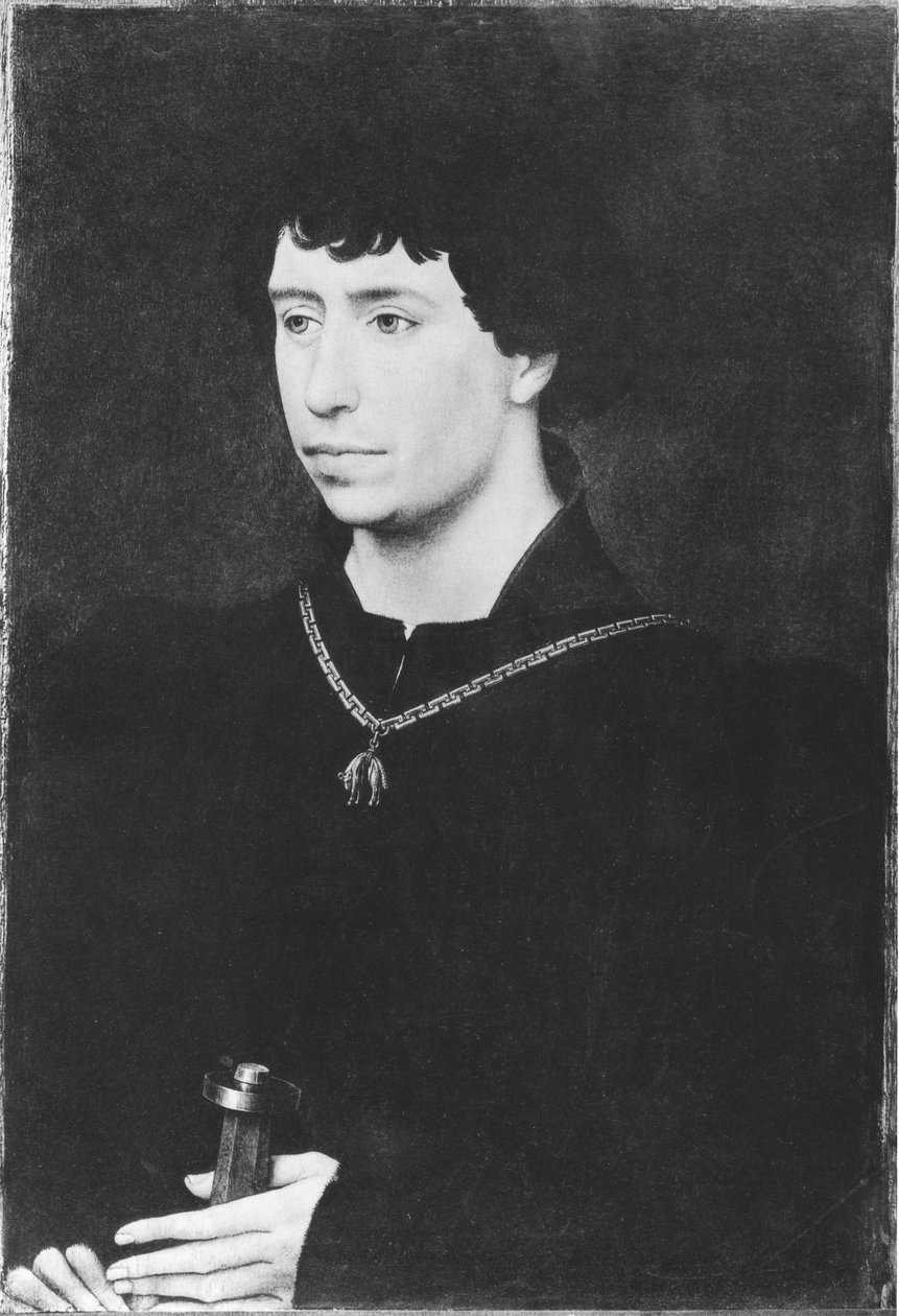 Charles the Bold（1433-77）の最後のブルゴーニュ公 作： ロジェ・ファン・デル・ウェイデン