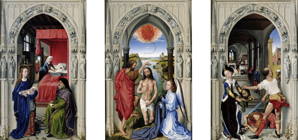 聖ヨハネの祭壇 作： ロジェ・ファン・デル・ウェイデン