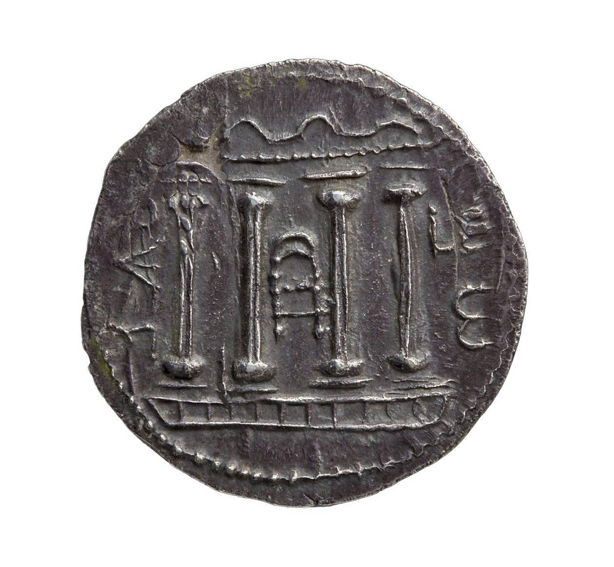Judea、AD 132からのローマの地方銀貨（銀） 作： 小説