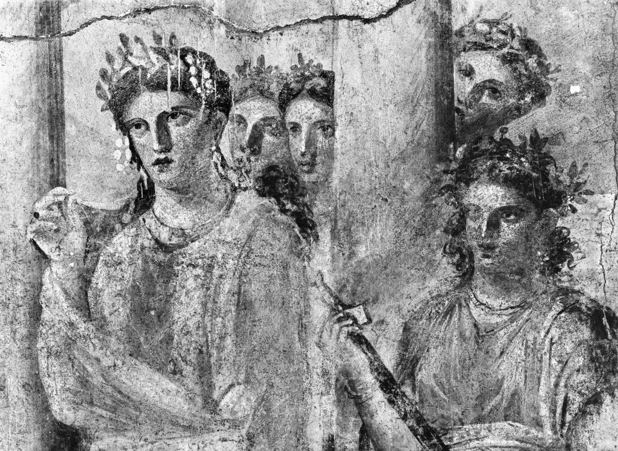 タウリスのイフィゲニア、詳細、ポンペイ、c.15BC-50AD（242787も参照） 作： ローマンローマン