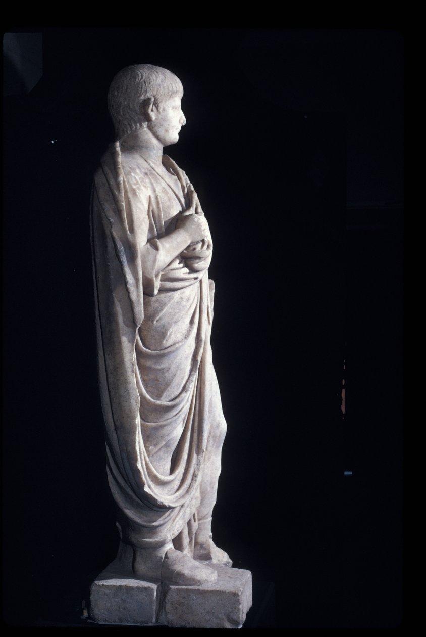 若いネロのトガテ像、c.50AD（大理石） 作： 小説