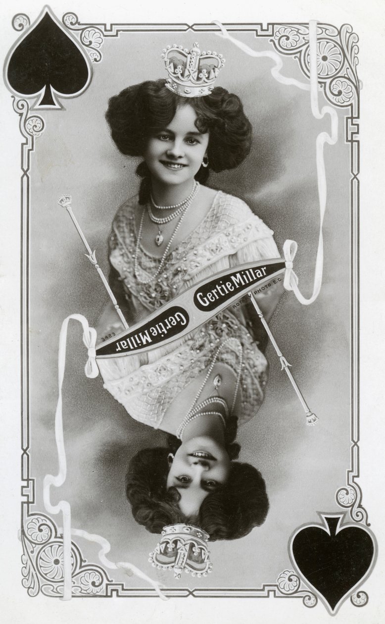 Gertie Millar、イギリスの女優兼歌手、c1905。 作： ロータリー写真