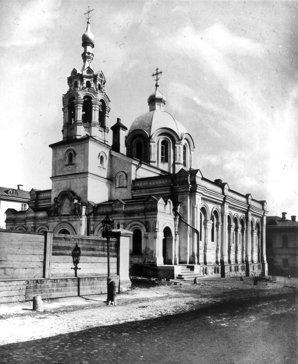 聖グレゴリー教会神学者、モスクワ、1880年頃 作： ロシアの写真家