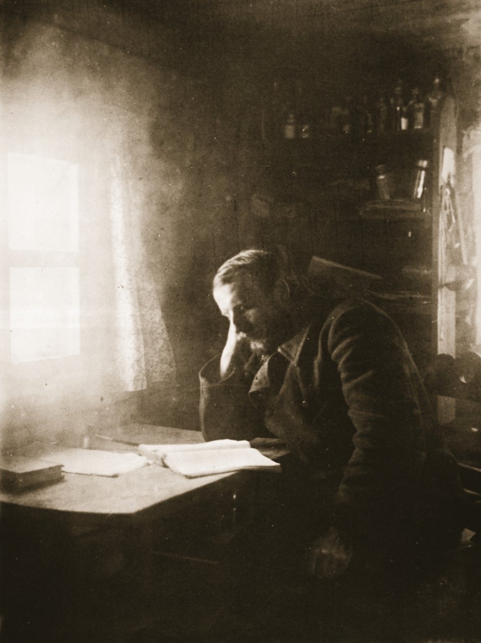 シベリアの政治亡命、1890年代（セピア写真） 作： ロシアの写真家