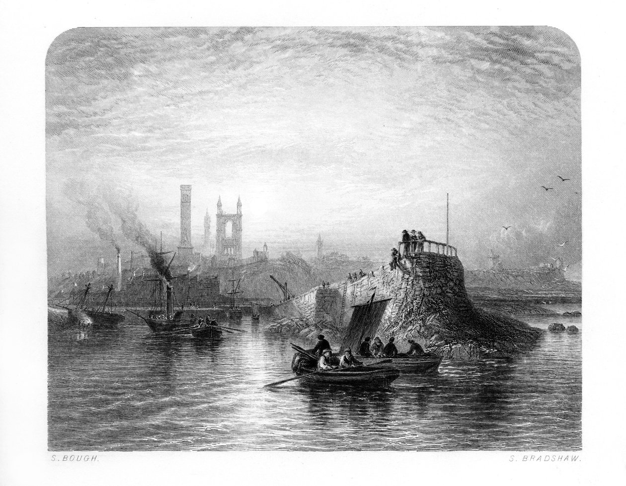 セントアンドリュース、スコットランド、1870 作： サミュエル・ブラッドショー