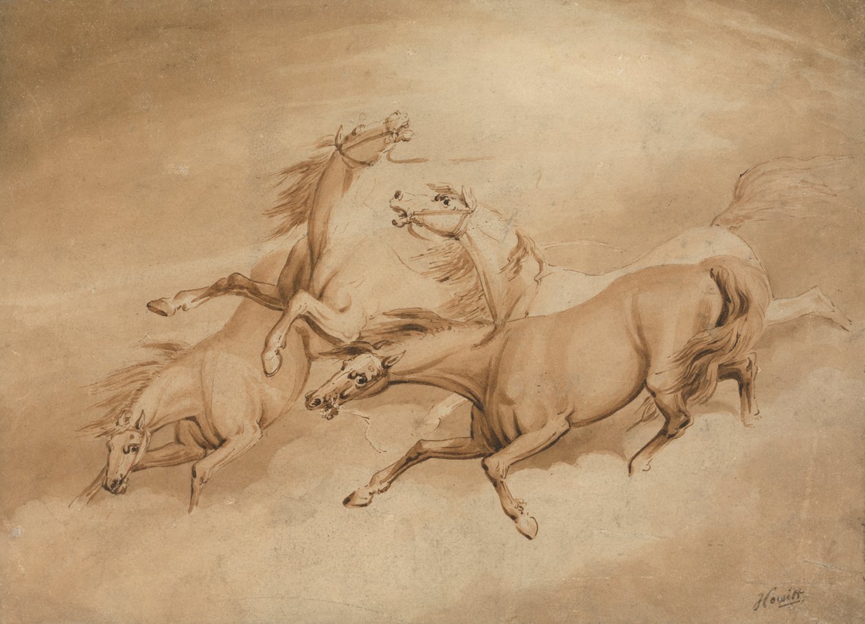 Quatro cavalos galopando 作： サミュエル・ハウィット