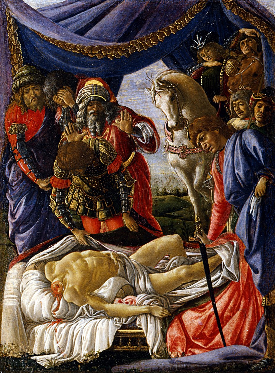 ホロフェルネスの死体の発見とジュディスの帰還 作： Sandro Botticelli