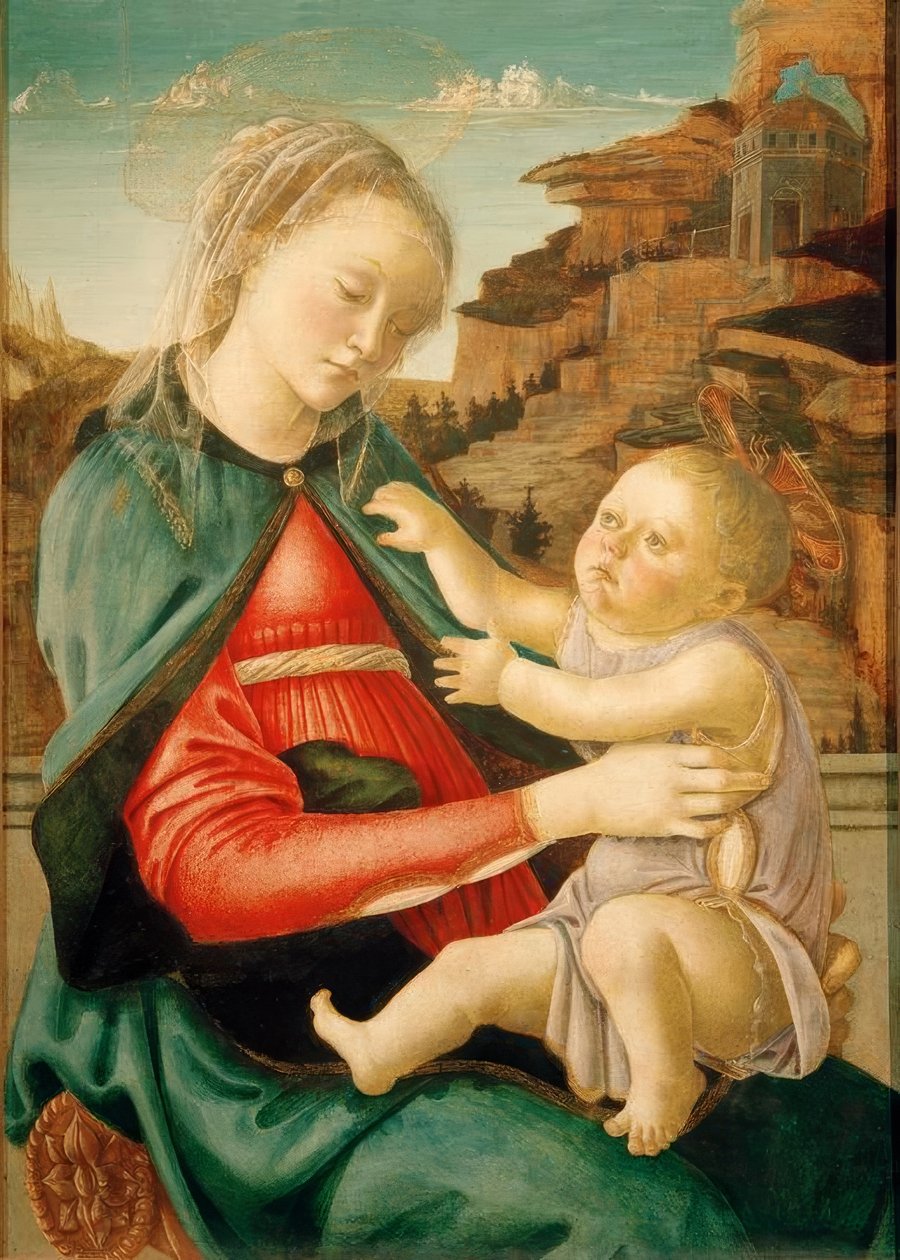 マリア・ミット・カインド（マドンナ・ギディ） 作： Sandro Botticelli
