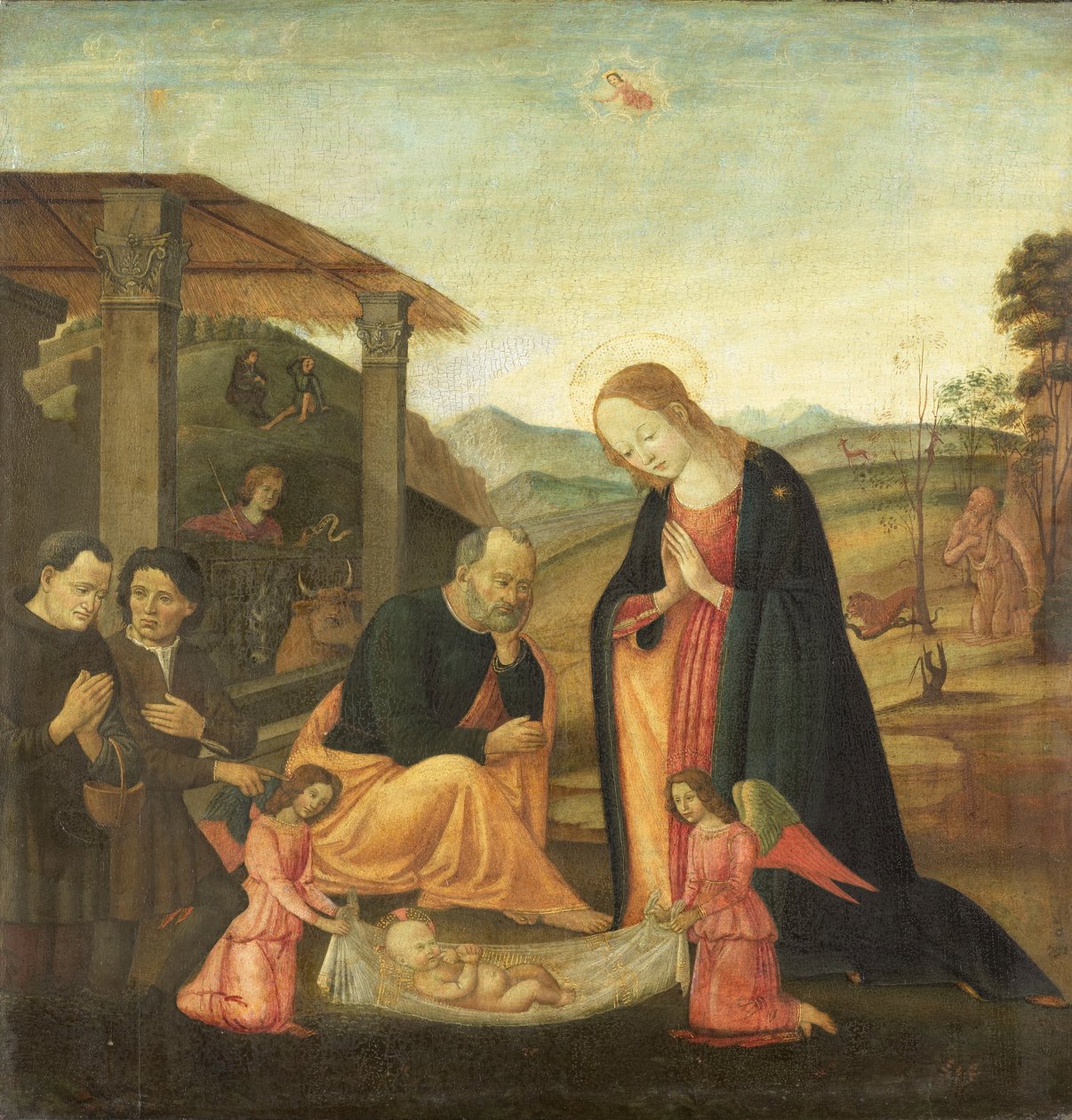 子供の礼拝 作： Sandro Botticelli
