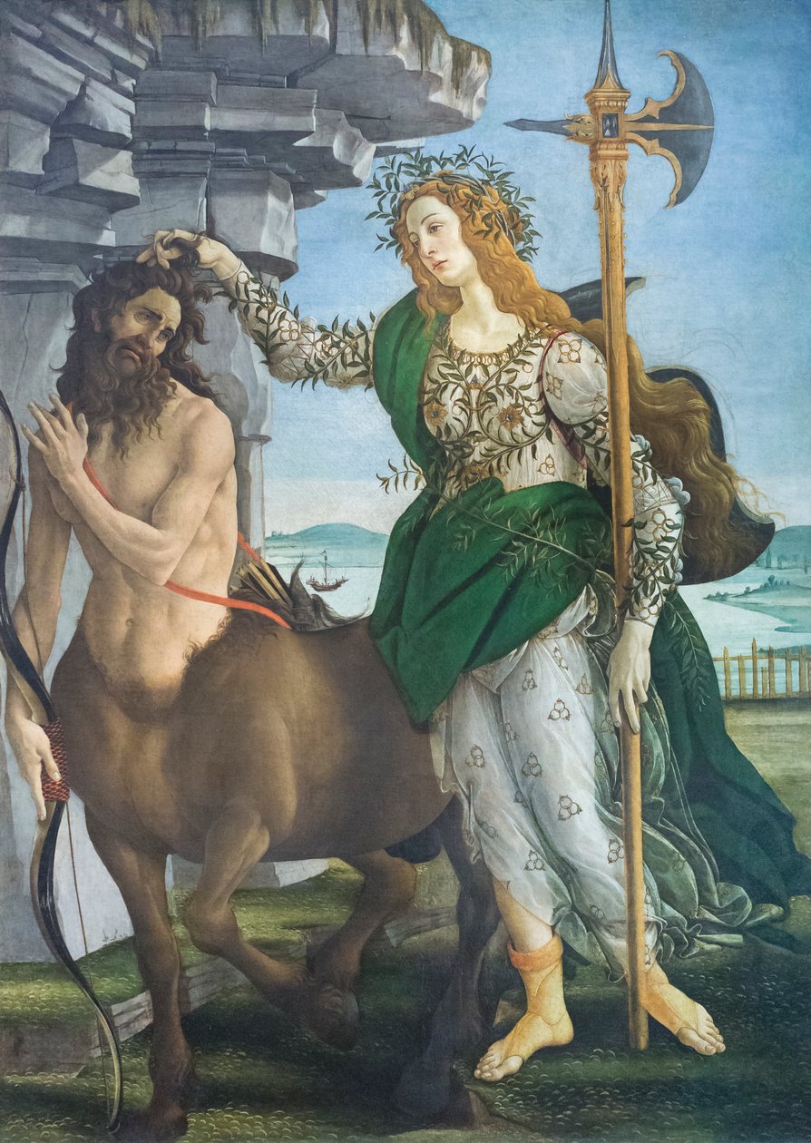 パラスとケンタウロス 作： Sandro Botticelli
