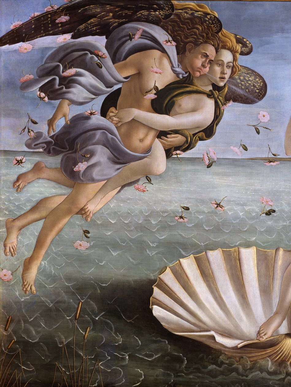 金星の誕生（詳細 作： Sandro Botticelli