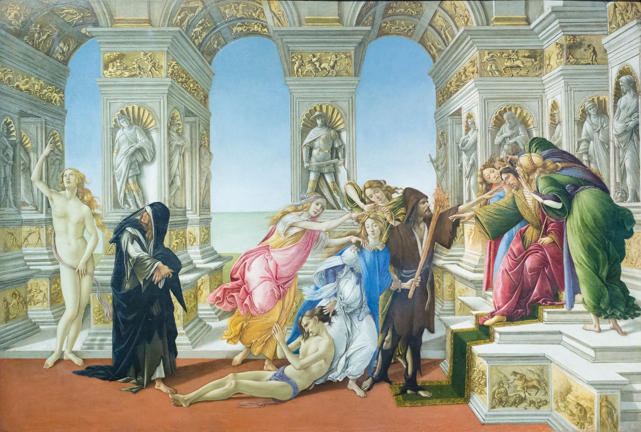 アペレスの中傷 作： Sandro Botticelli