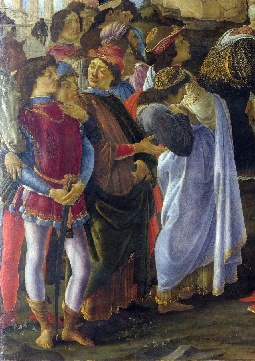 三王礼拝詳細 作： Sandro Botticelli