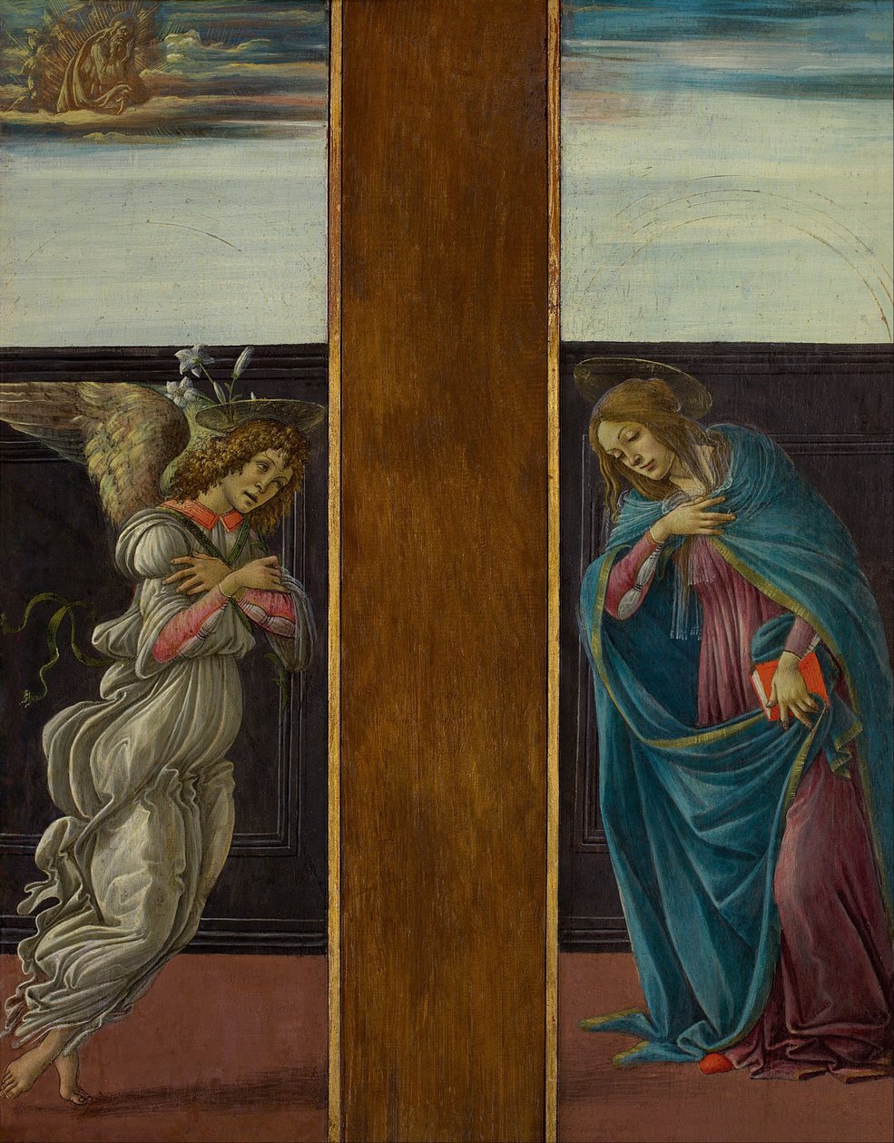 受胎告知 作： Sandro Botticelli
