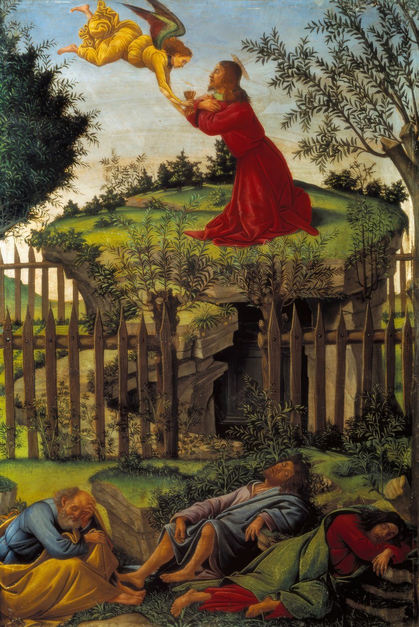オリーブ山のキリスト 作： Sandro Botticelli