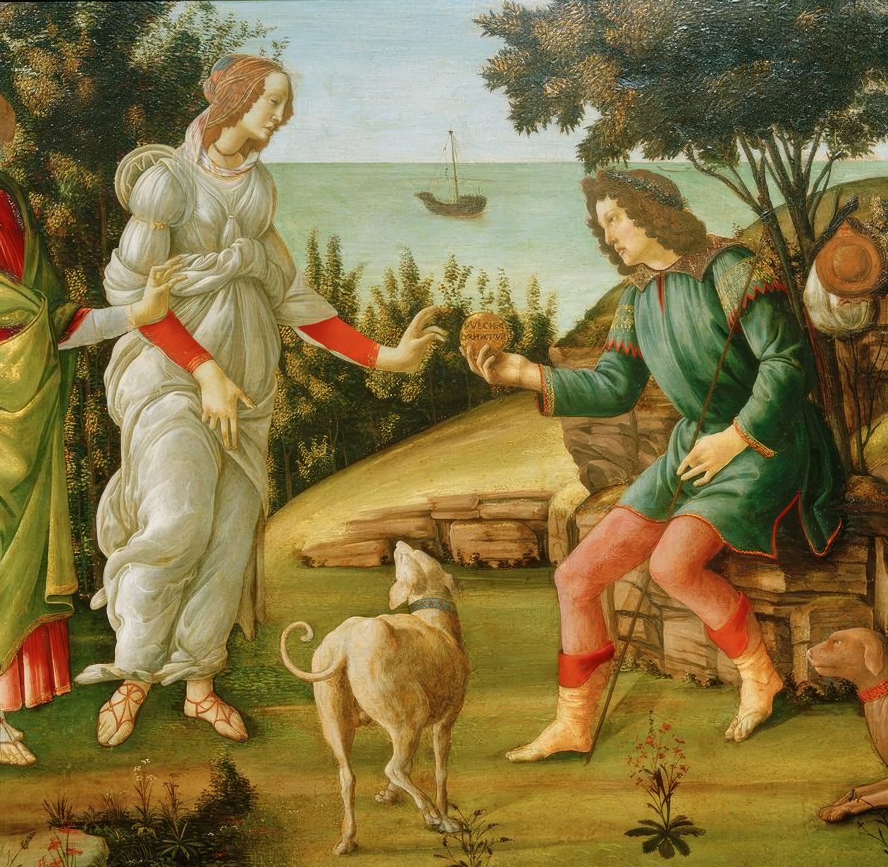 パリの判決（金星とパリ） 作： Sandro Botticelli